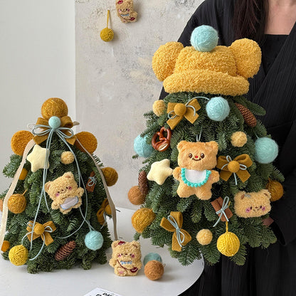 クリスマスバターのクマの装飾品